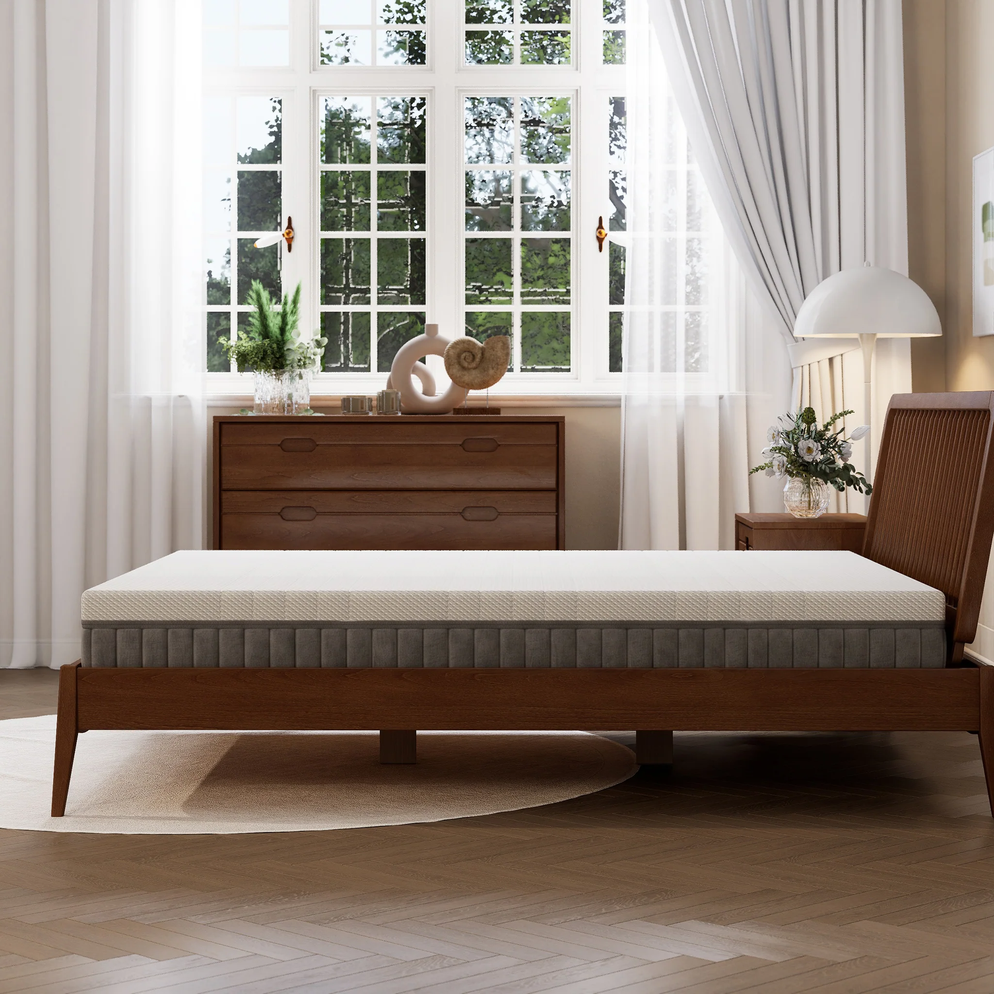 Queen Lux Pocket Spring Mattress 202 x 152 x 26cm - Image 9