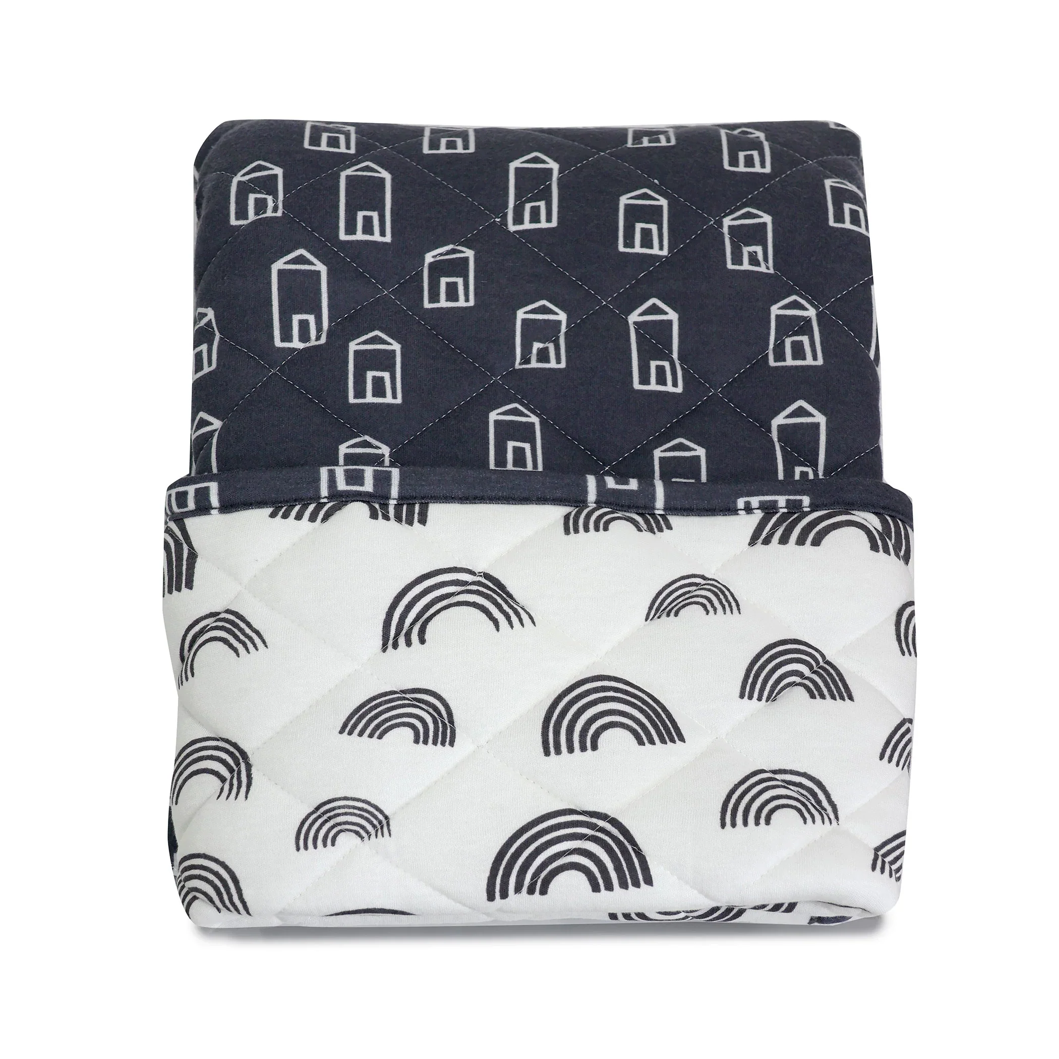 Bubba Blue Reversible Cot Quilt - Image 9