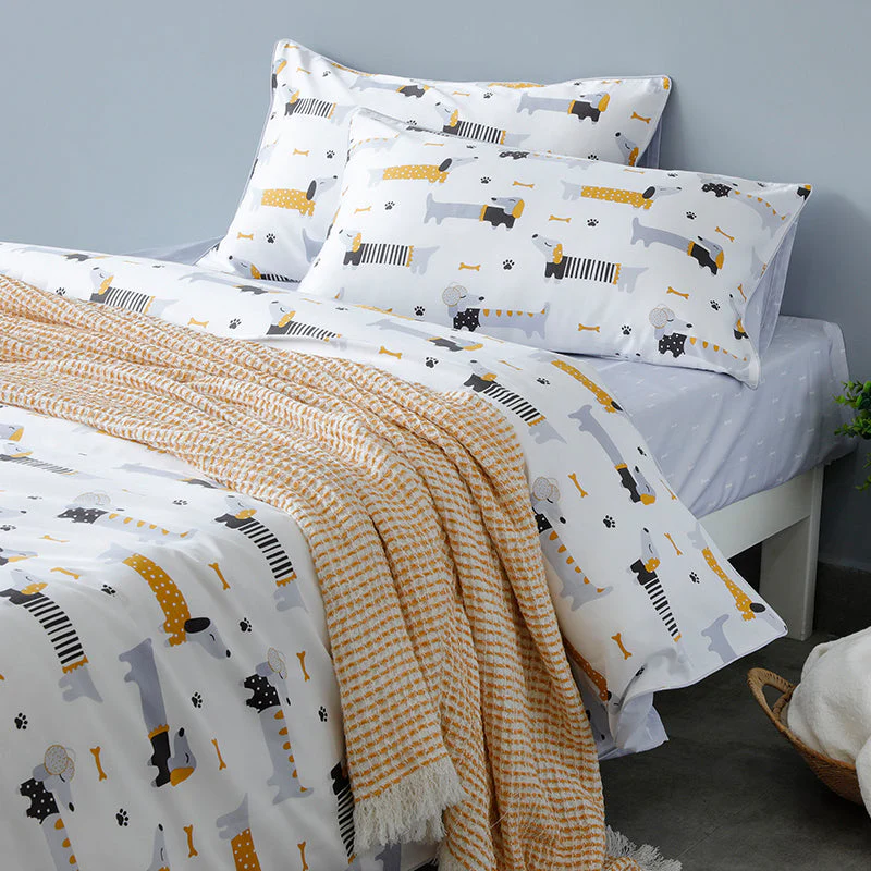 Sausage Dogs Quilt Cover Set