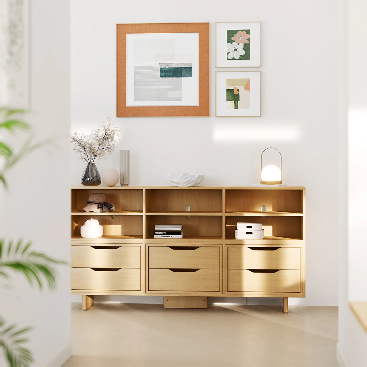 Sideboard Console (1.88m) + 6 Drawers - Image 3