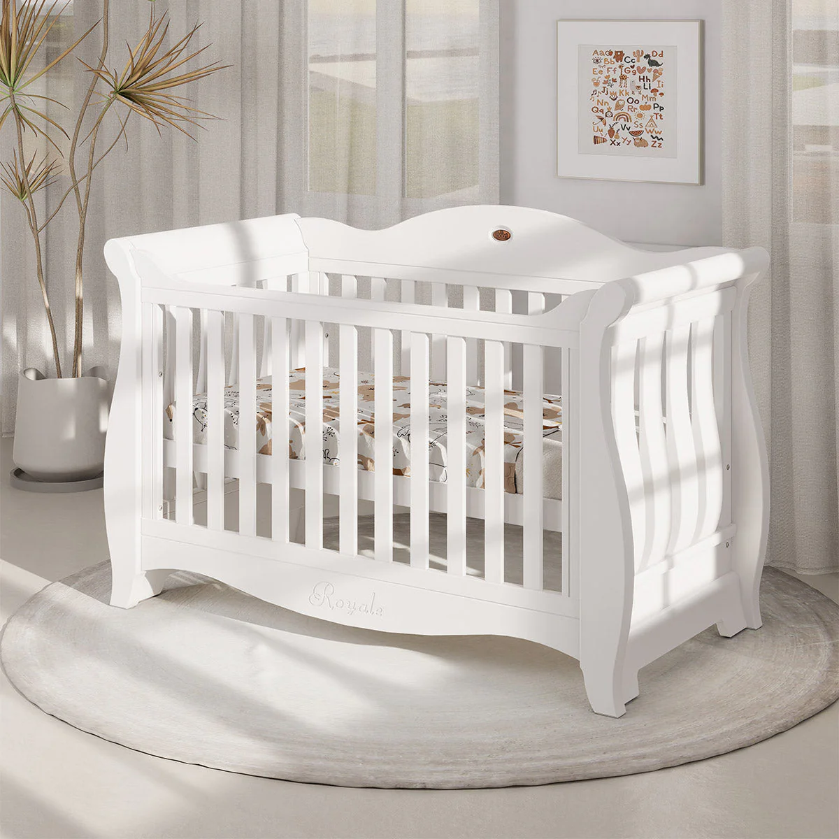 Sleigh Royale Baby Cot V26 - Image 4