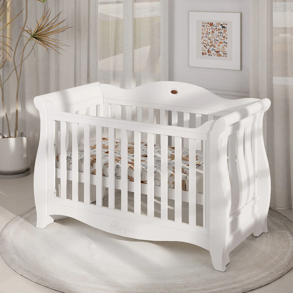 Sleigh Royale Baby Cot V26 - Image 5