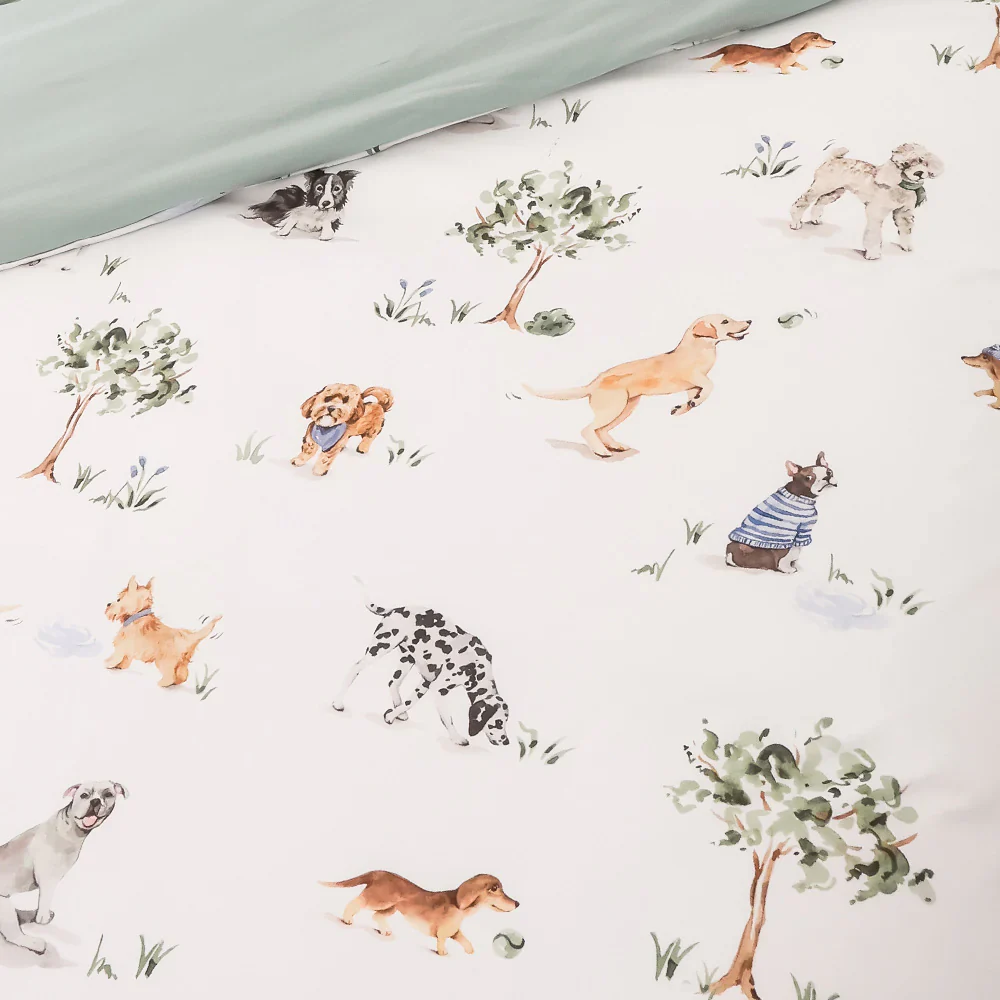 Snuggle Hunny Double Quilt Cover - Dog Park - Image 3