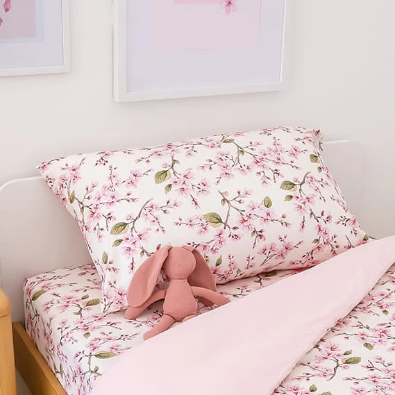 Snuggle Hunny Single Pillowcase - Cherry Blossom - Image 2