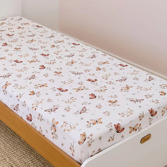 Snuggle Hunny Double Fitted Sheet - Butterfly - Image 2