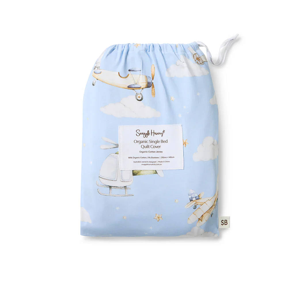Snuggle Hunny Single Quilt Cover - Taking Flight - Image 5