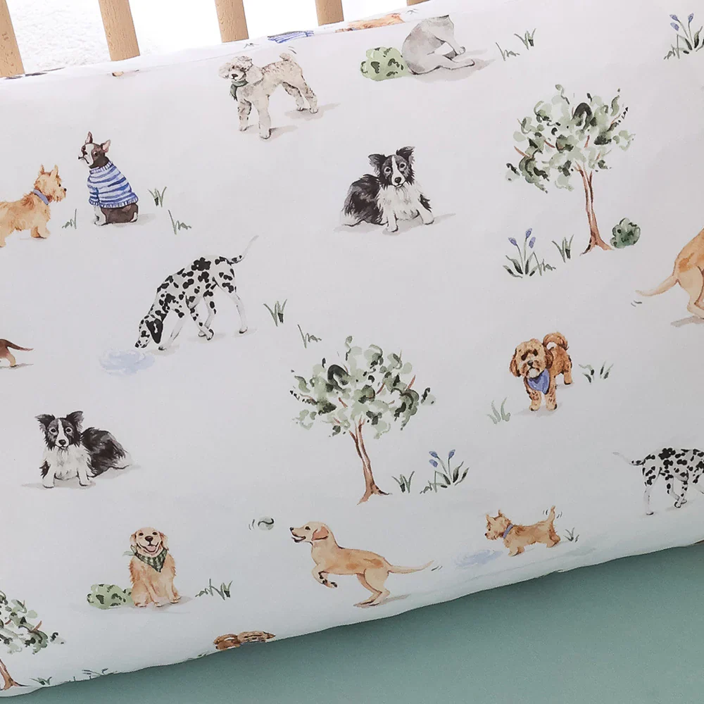 Dog Park Toddler Pillowcase 57 x 38cm | Snuggle Hunny | Boori - Image 2