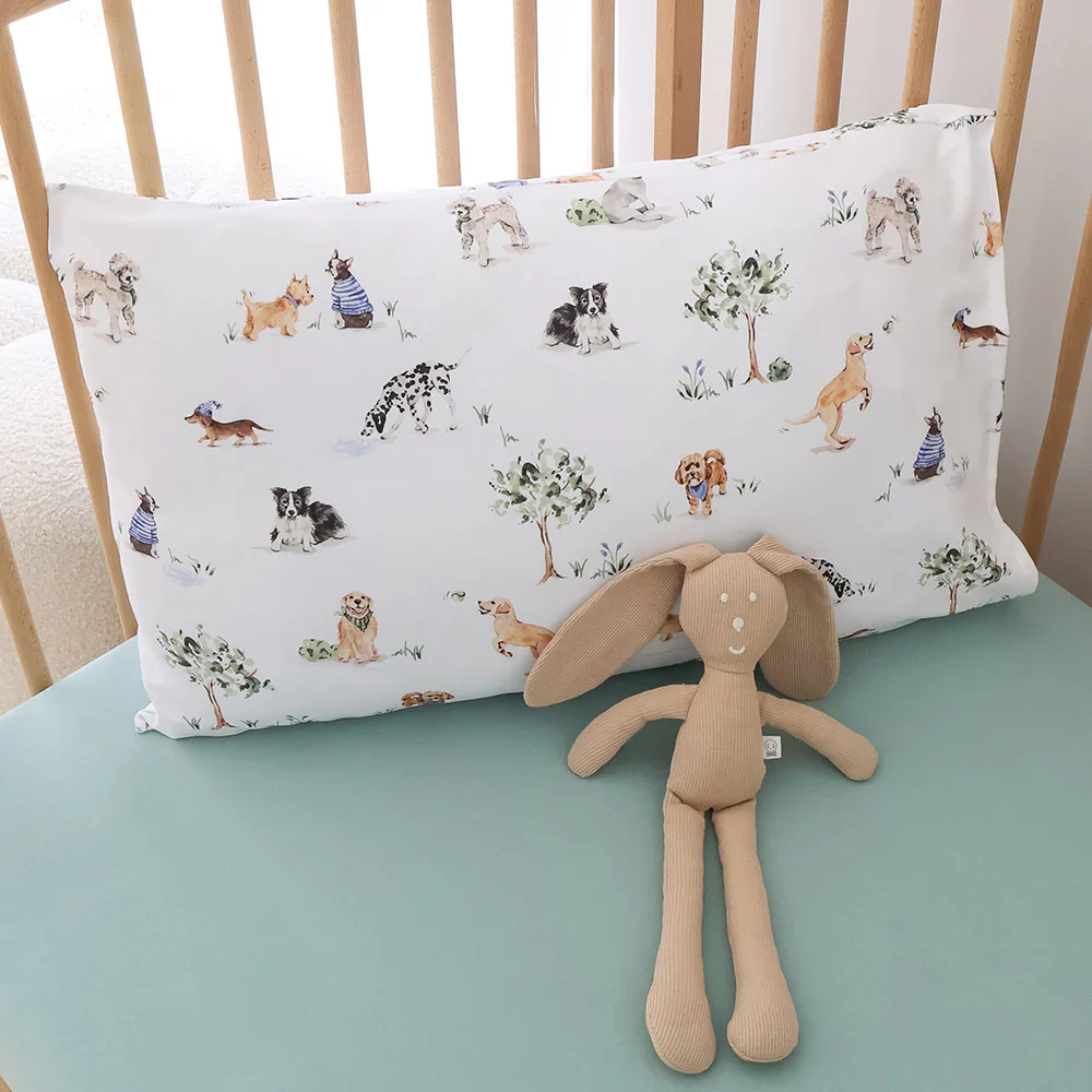 Dog Park Toddler Pillowcase 57 x 38cm | Snuggle Hunny | Boori - Image 3