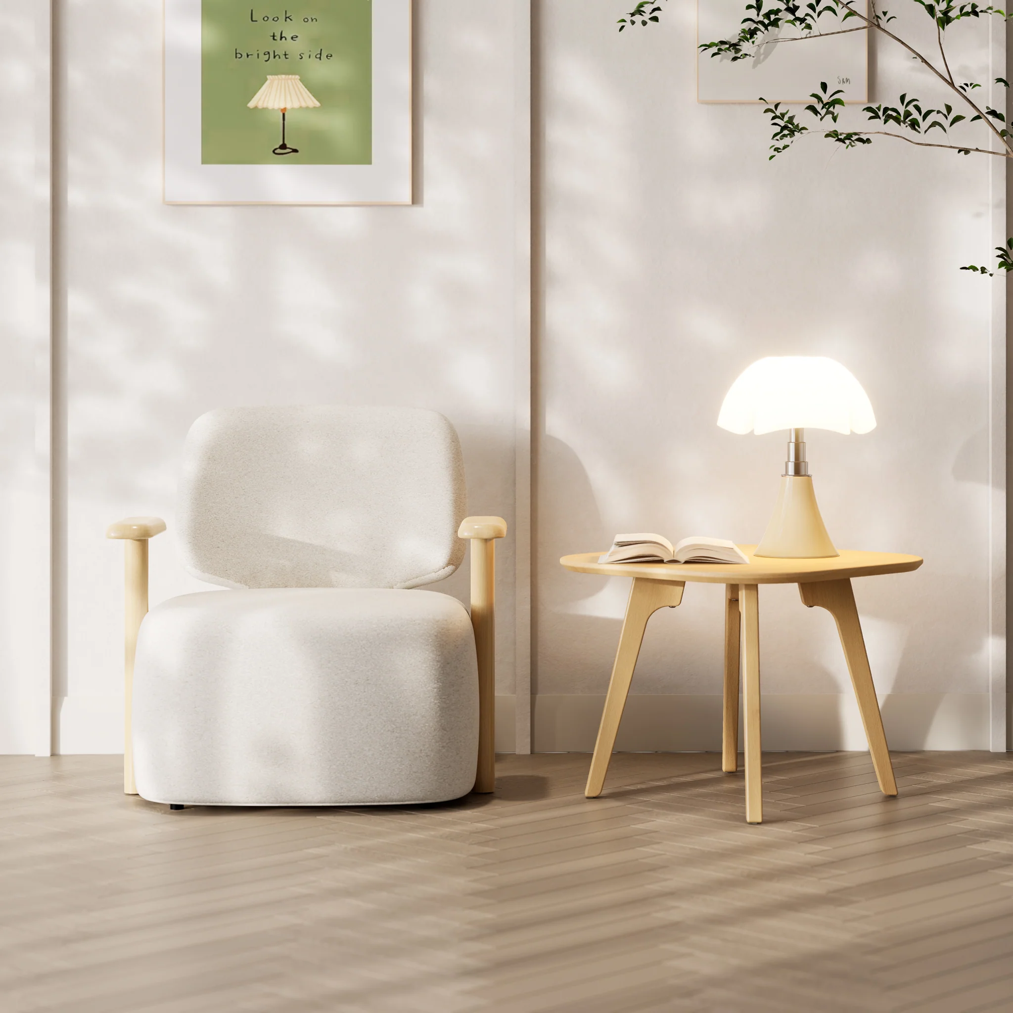 Sol Boucle Armchair - Image 3
