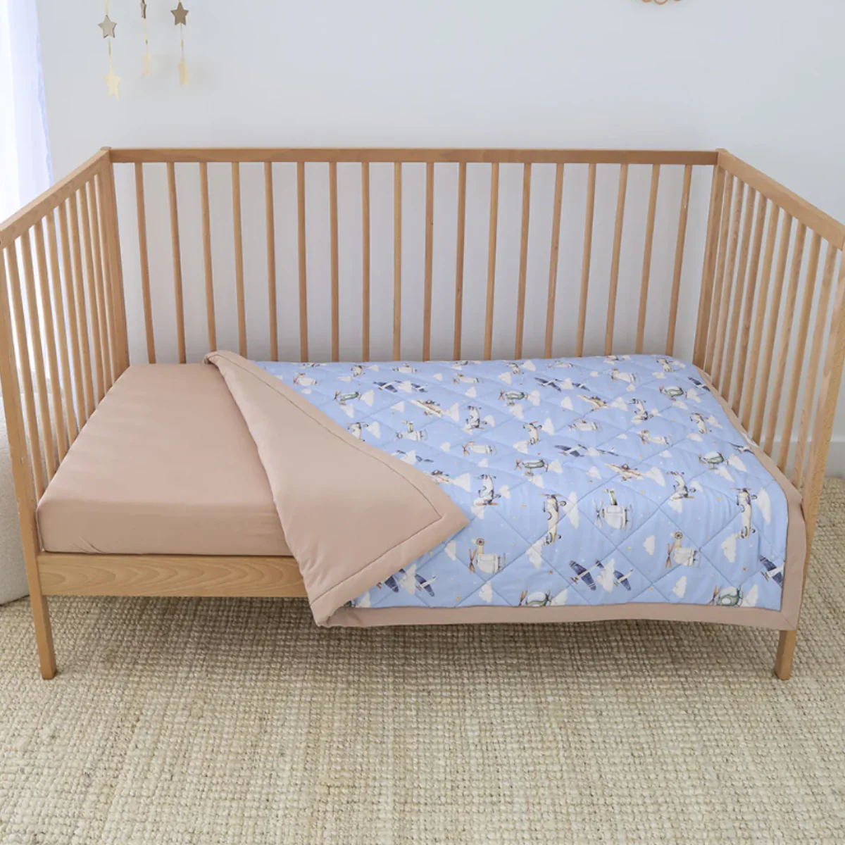 Taking Flight Organic Cotton Cot Comforter - Image 4
