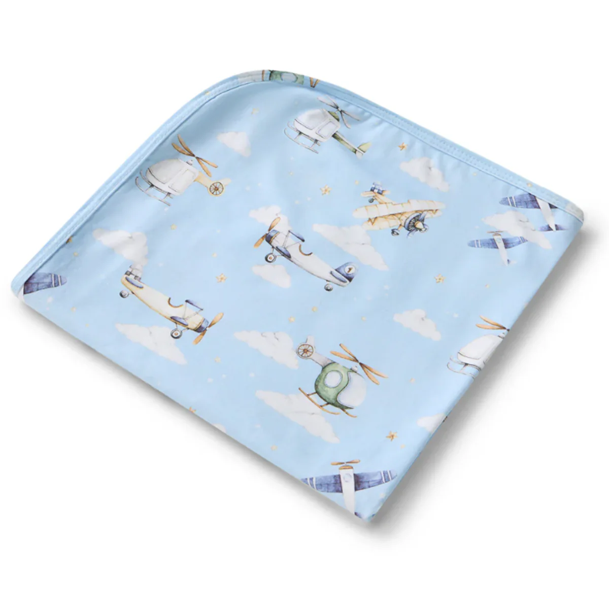 Taking Flight Organic Jersey Wrap & Beanie Set - Image 4