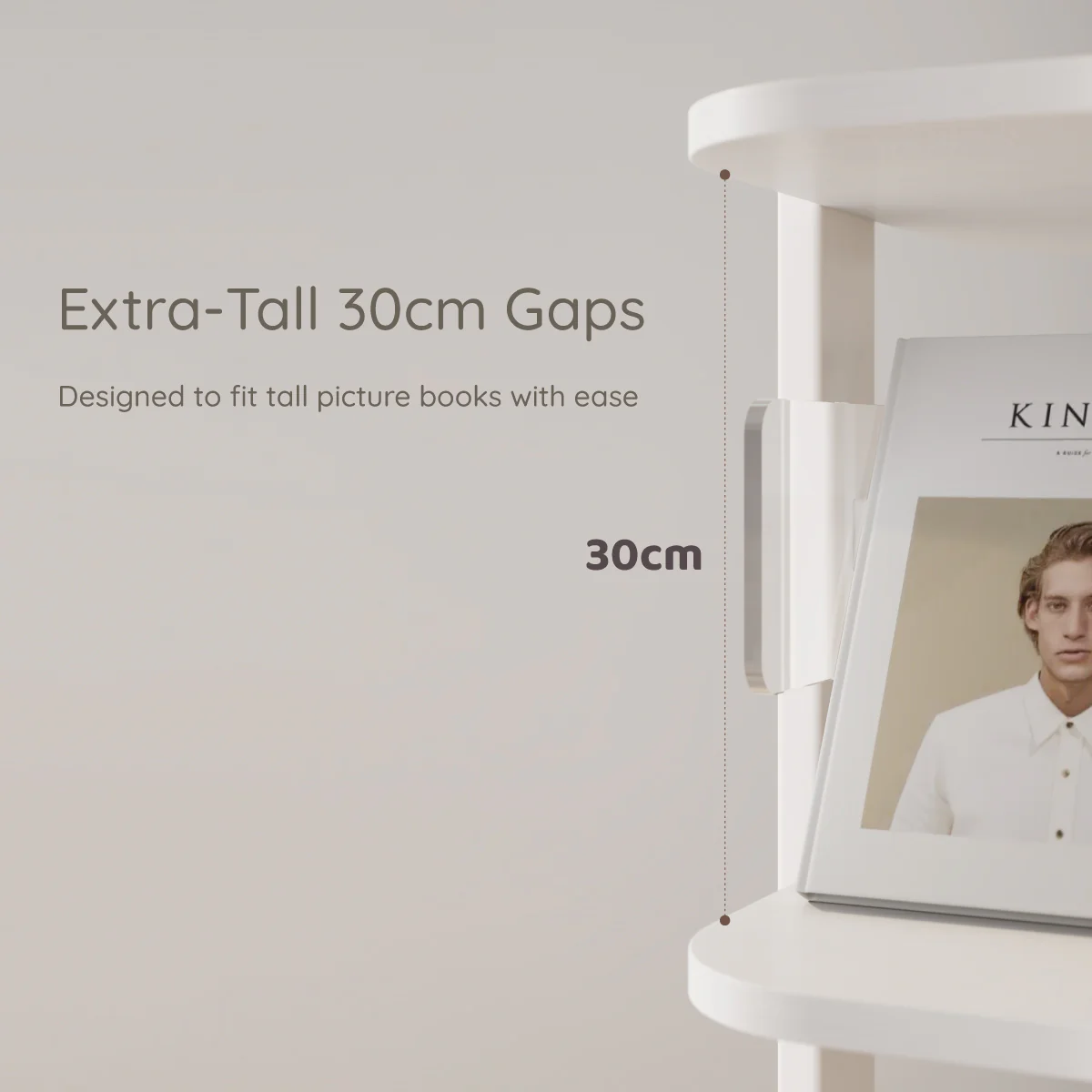 Tidy Rotating Bookshelf - Image 4