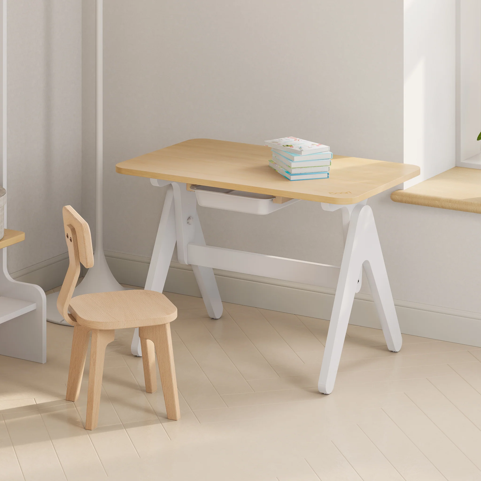 Tidy Learning Table V24 and Chair V25 Bundle