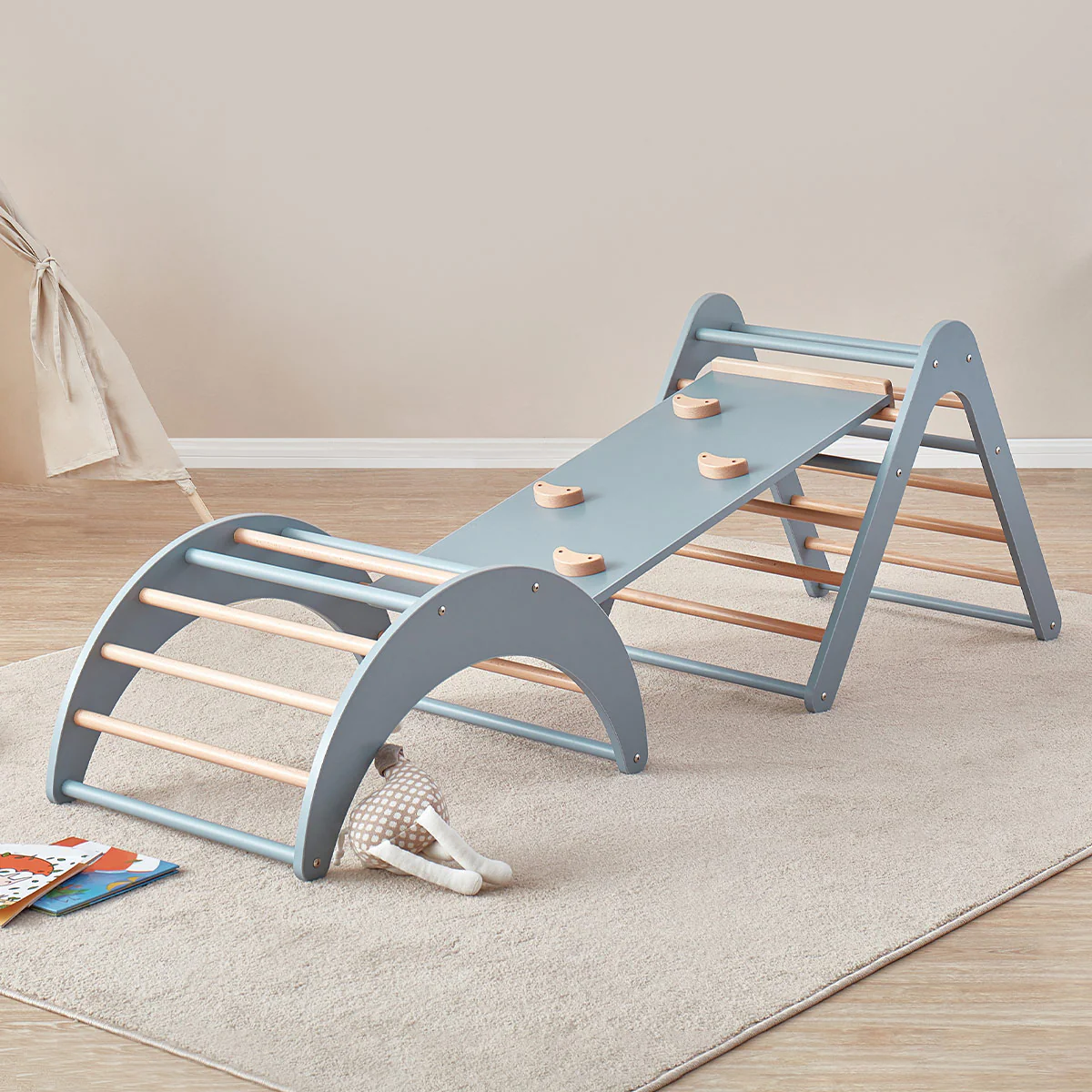 Tidy Pikler Climbing Triangle & Ramp 2 Piece Set - Image 10