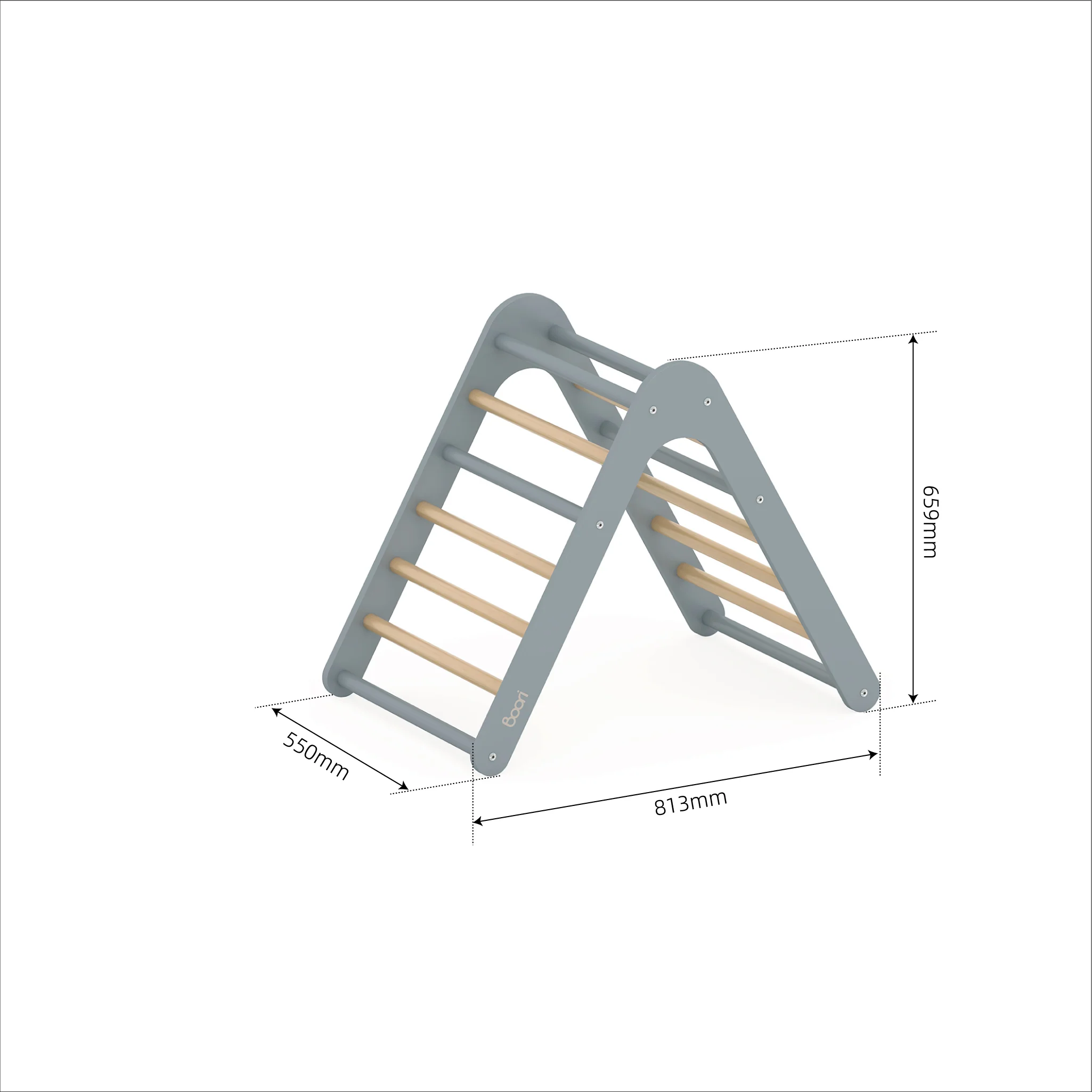 Tidy Pikler Climbing Triangle & Ramp 2 Piece Set - Image 3