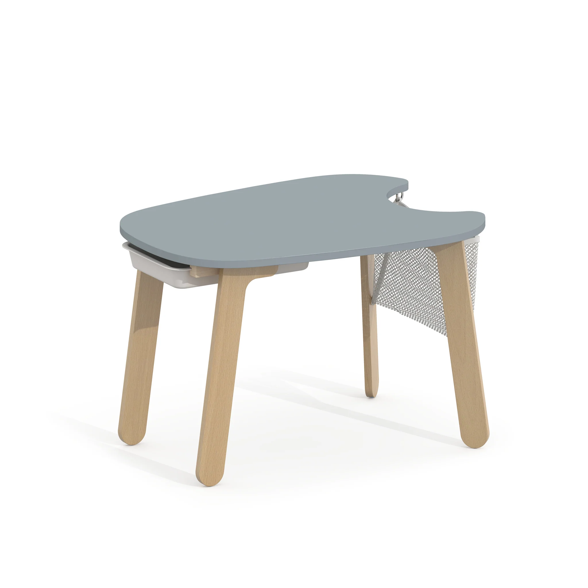 Tidy Play Table for Kids | Round Play Table with Storage Net - Image 2