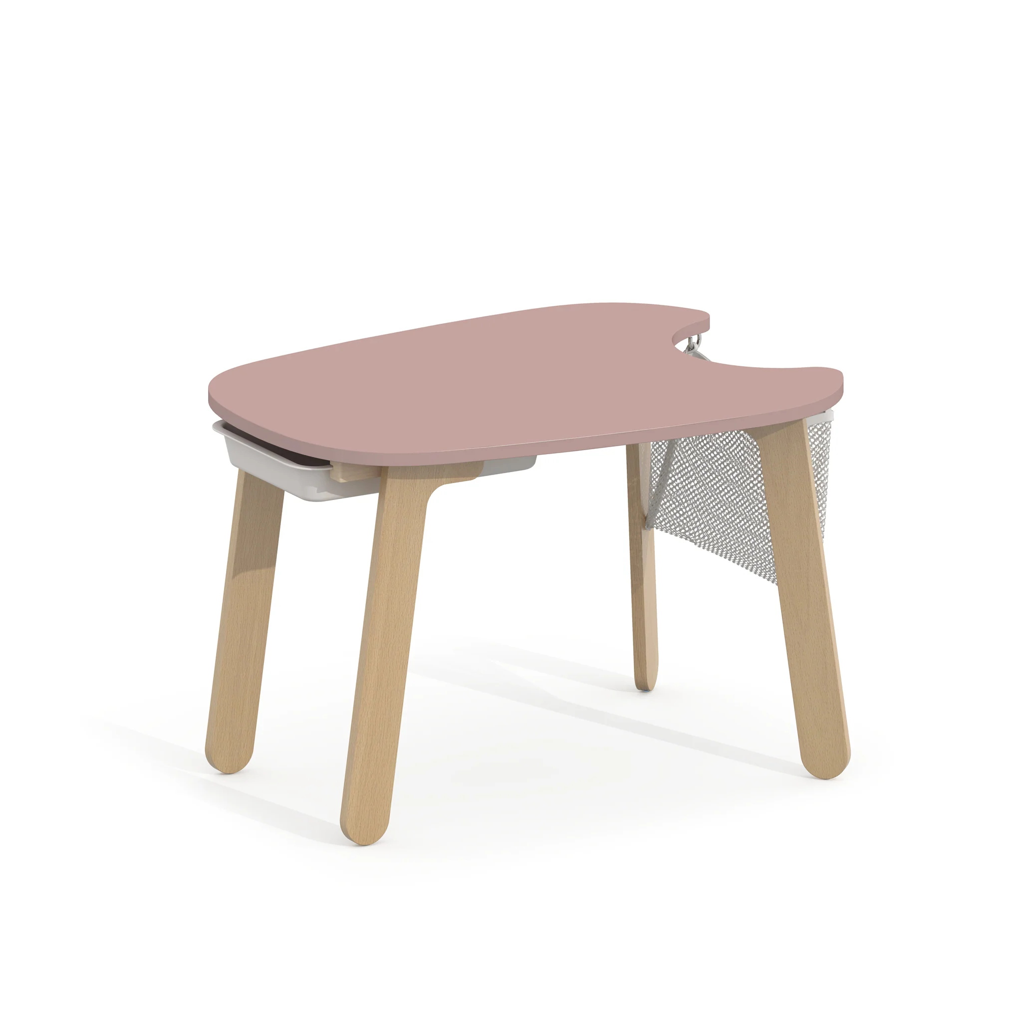 Tidy Play Table for Kids | Round Play Table with Storage Net - Image 3