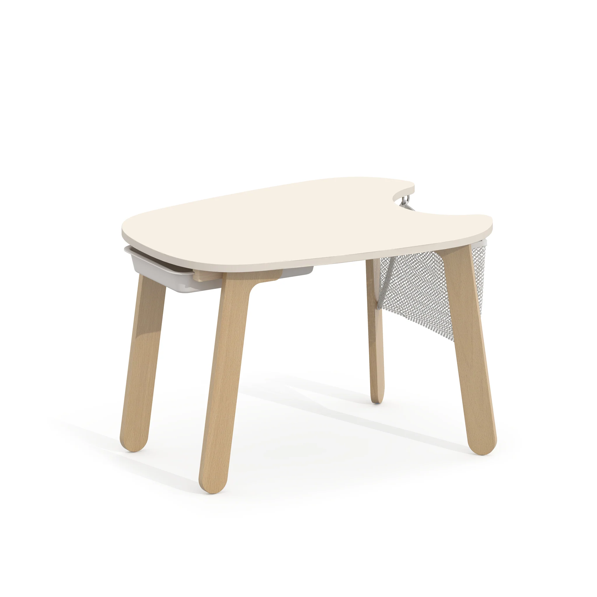 Tidy Play Table for Kids | Round Play Table with Storage Net - Image 4