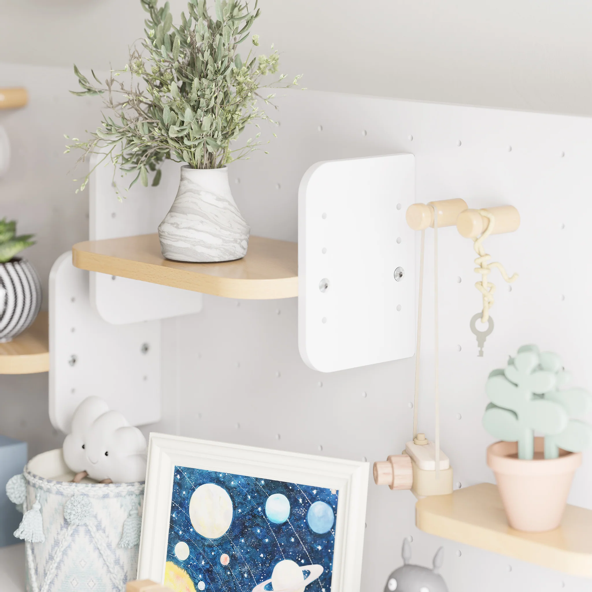Tidy Toy Cabinet Pegboard | Smart Vertical Toy Storage - Image 10