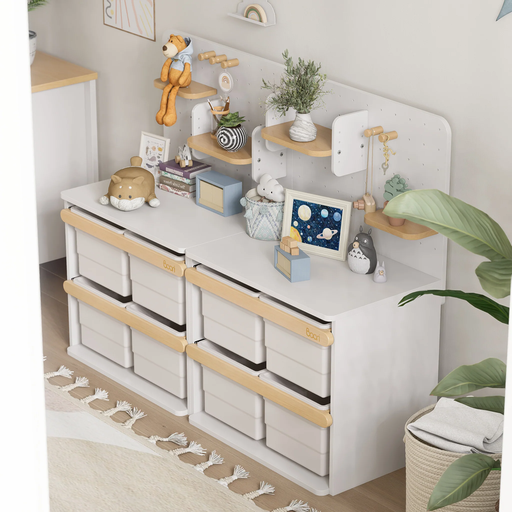 Tidy Toy Cabinet Pegboard | Smart Vertical Toy Storage - Image 11