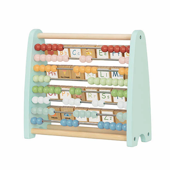 Tooky Double-Sided Wooden Abacus | Alphabet & Counting Learning Toy - Image 2