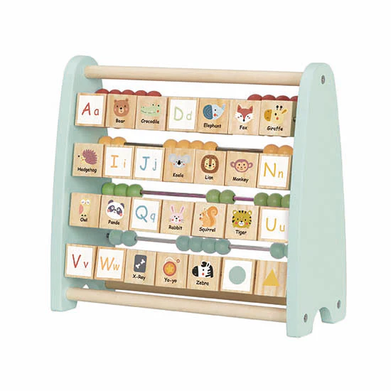 Tooky Double-Sided Wooden Abacus | Alphabet & Counting Learning Toy - Image 3