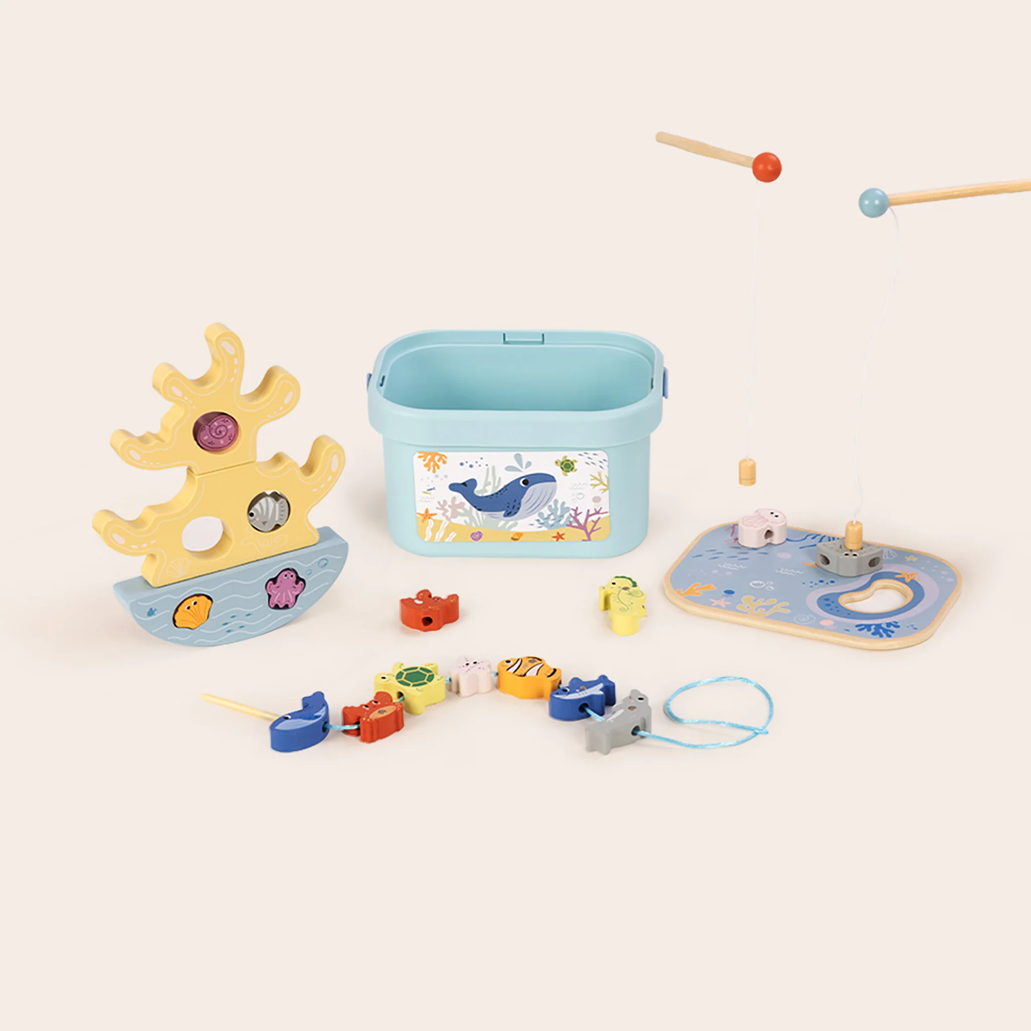 Tooky Toy 3 In 1 Fishing Box - Image 2