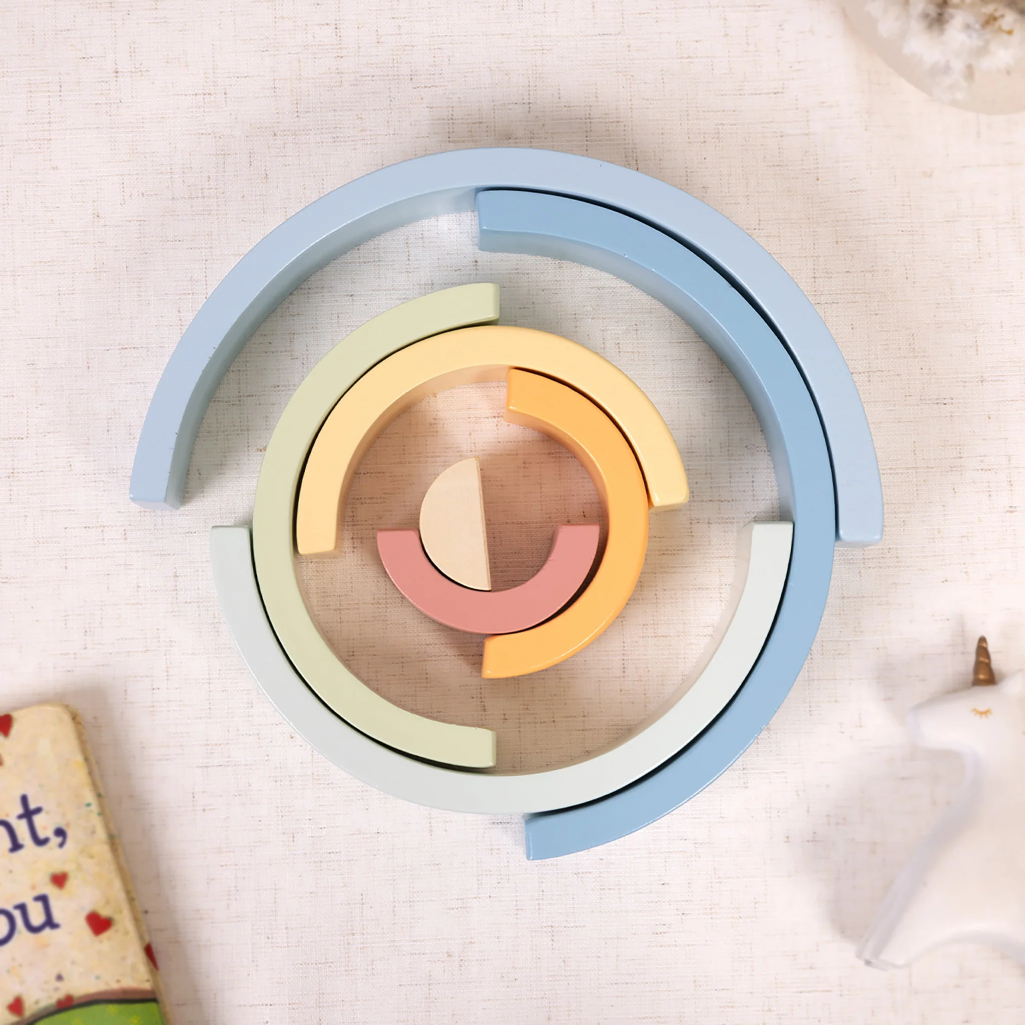 Tooky Toy Rainbow Stacker - Image 3