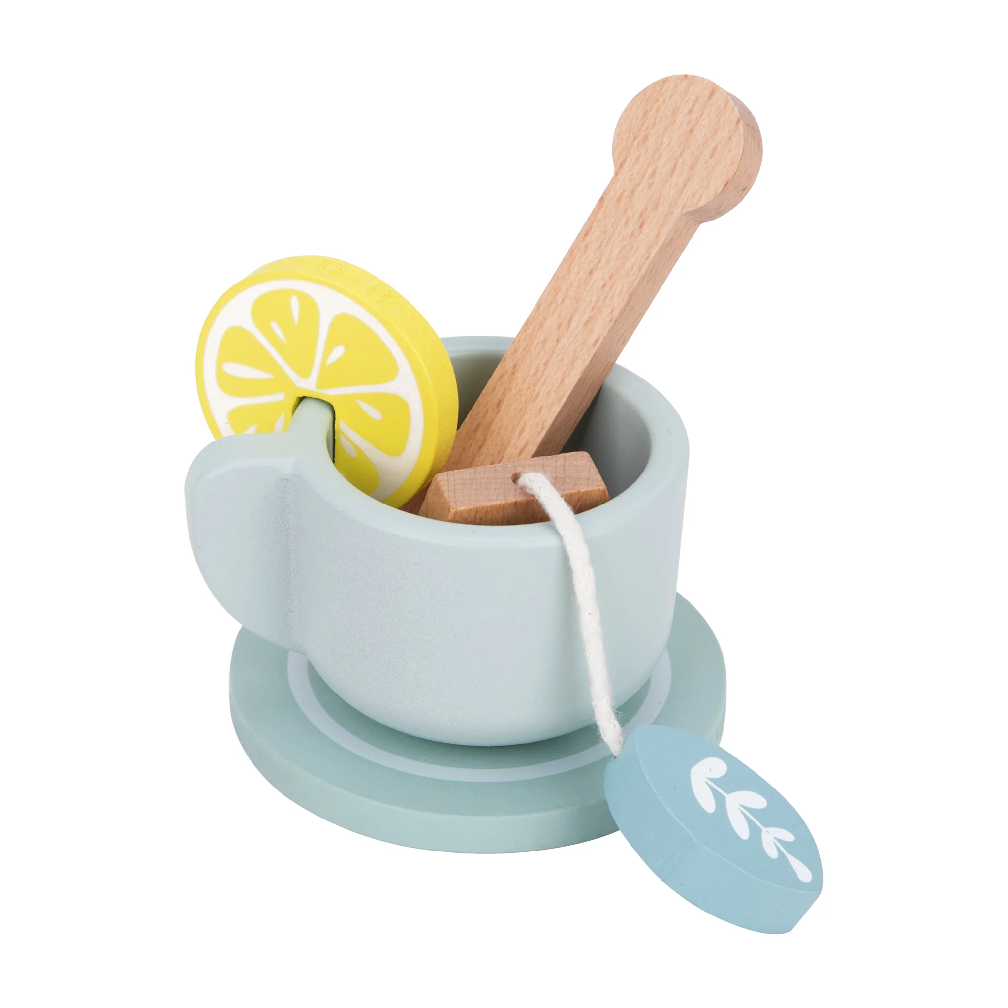 Tooky Wooden Toy Tea Set for Kids | Pretend Play Tea Time Set - Image 10