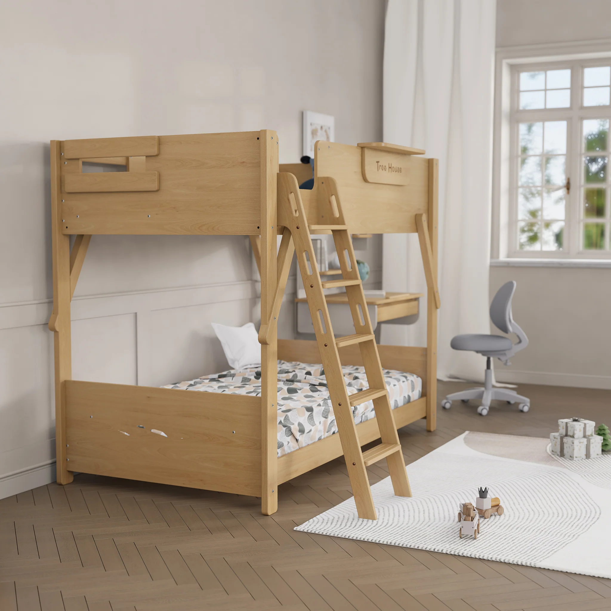 Treehouse King Single Bunk + Ladder - Image 16