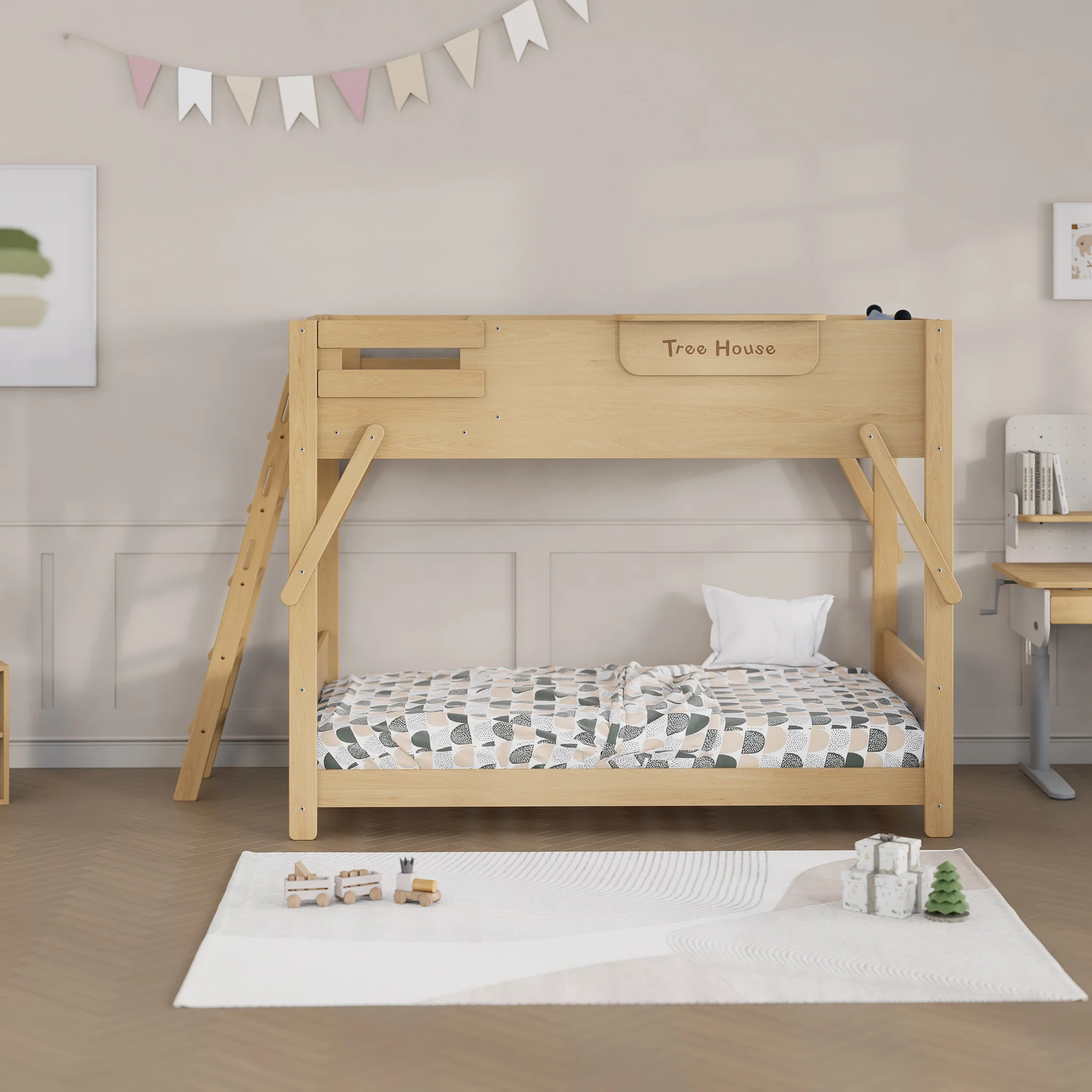 Treehouse King Single Bunk + Ladder - Image 20
