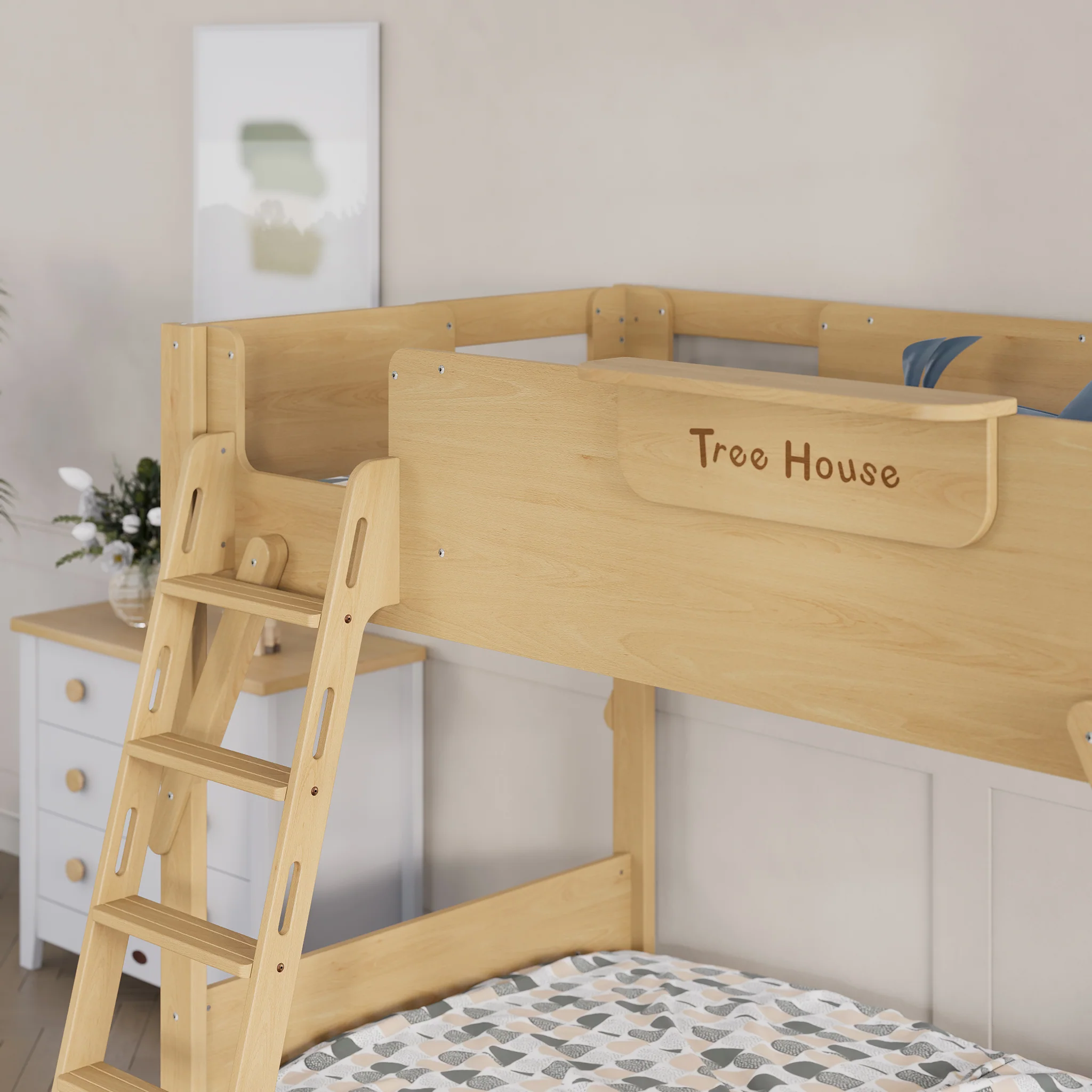 Treehouse King Single Bunk + Ladder - Image 21