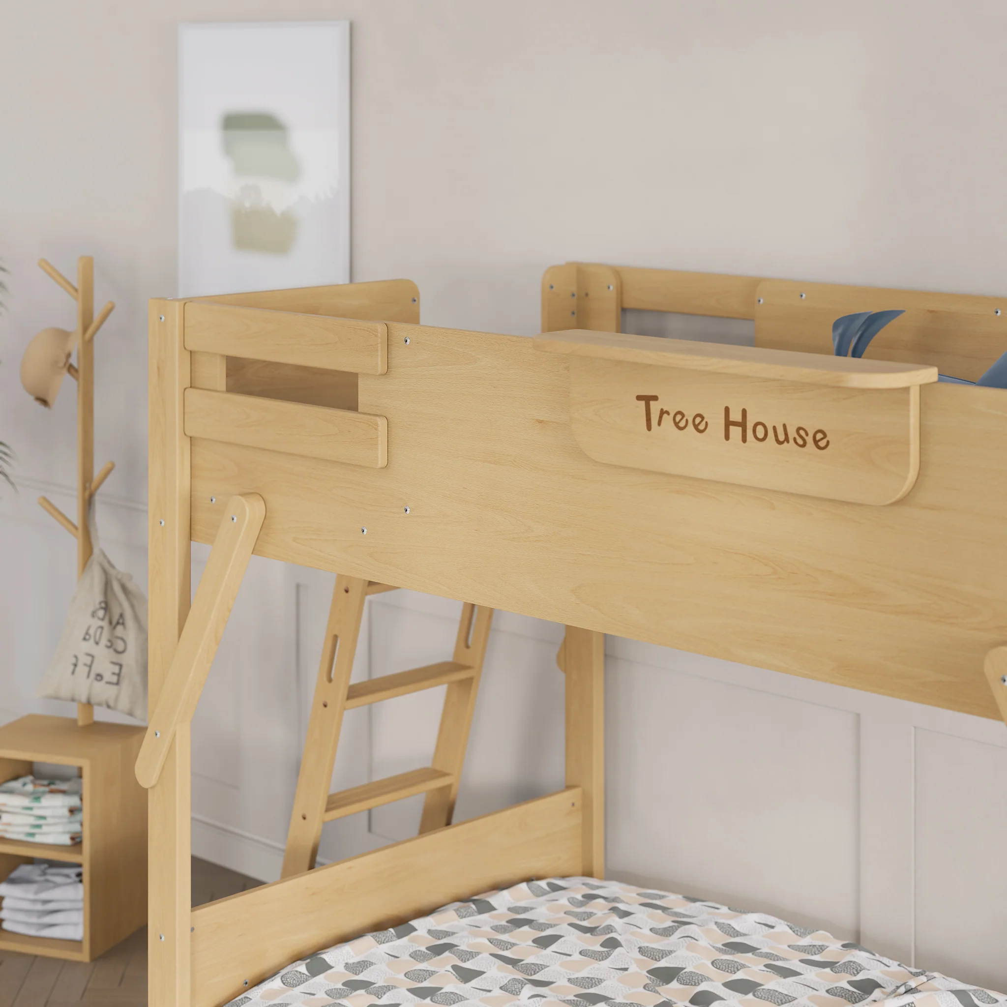 Treehouse King Single Bunk + Ladder - Image 22