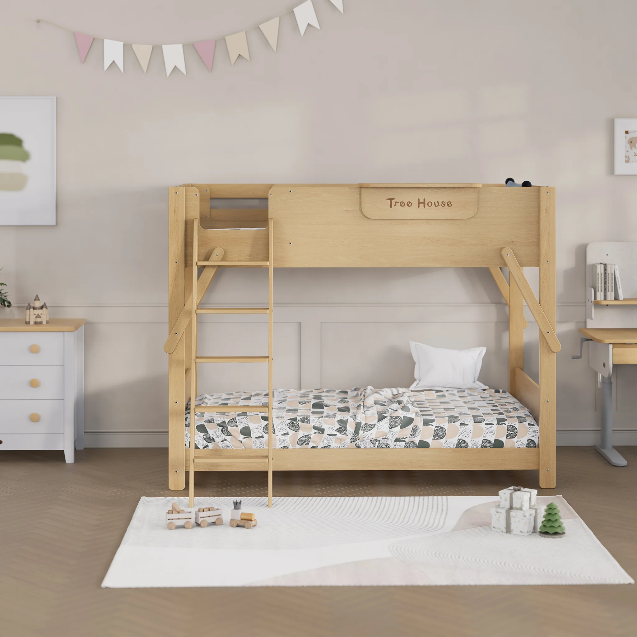 Treehouse King Single Bunk + Ladder - Image 7