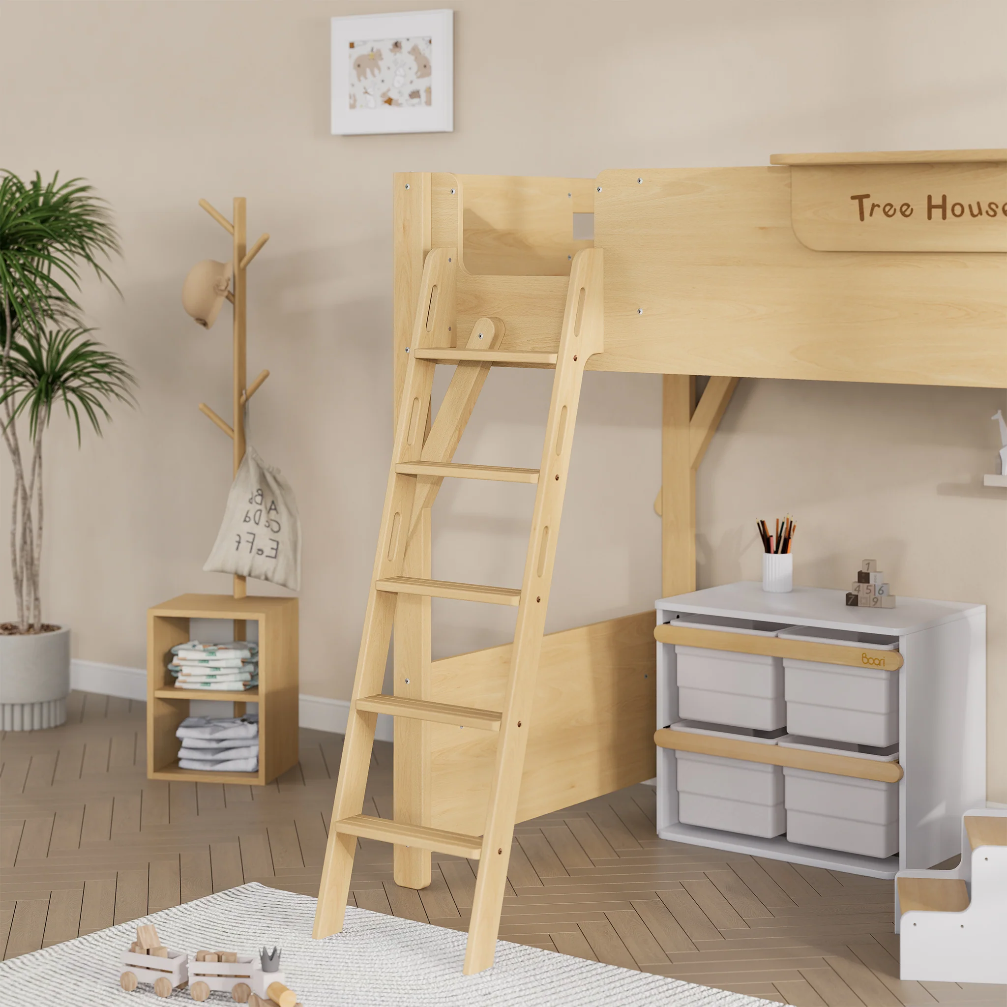 Treehouse King Single Loft + Ladder - Image 14