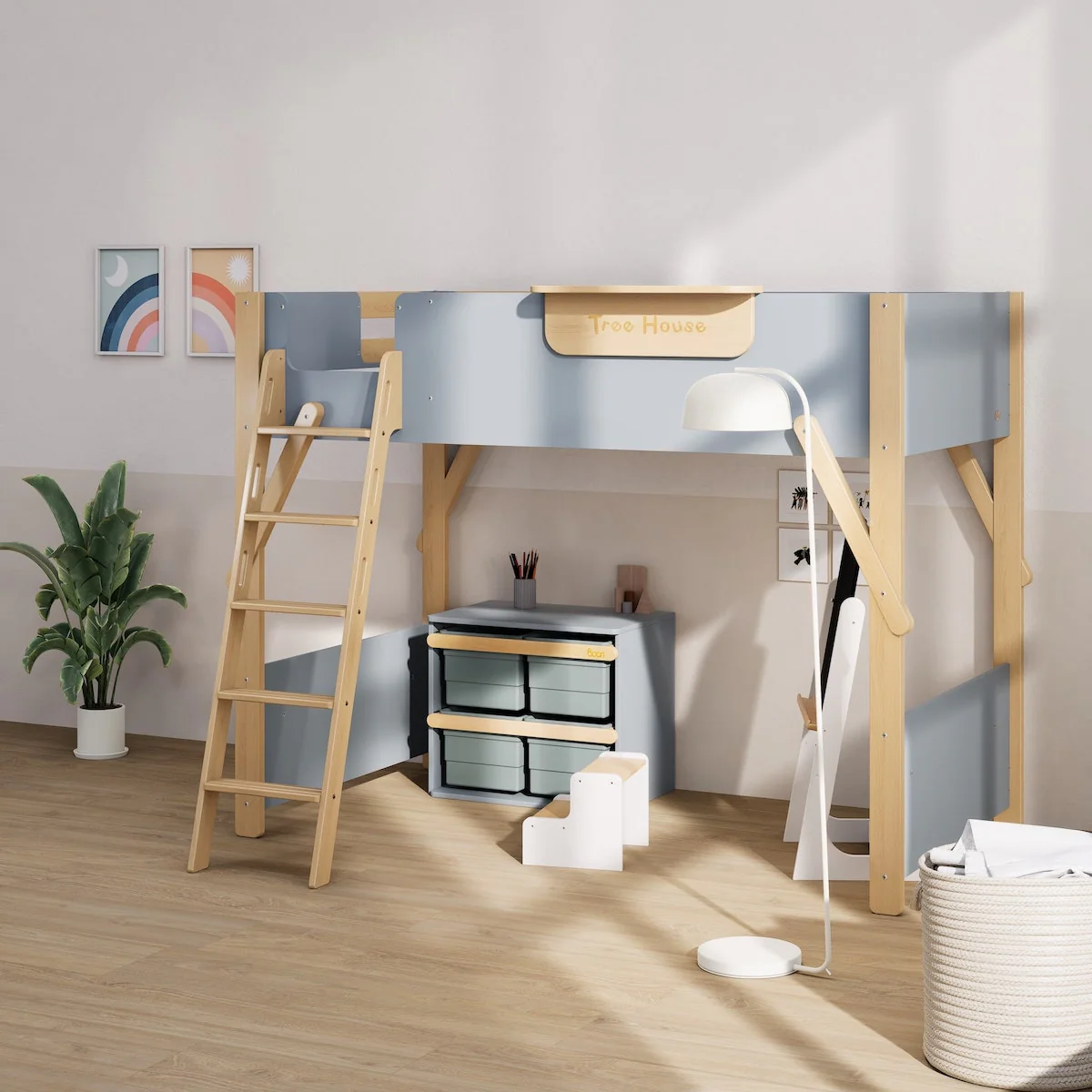 Treehouse King Single Loft + Ladder - Image 4