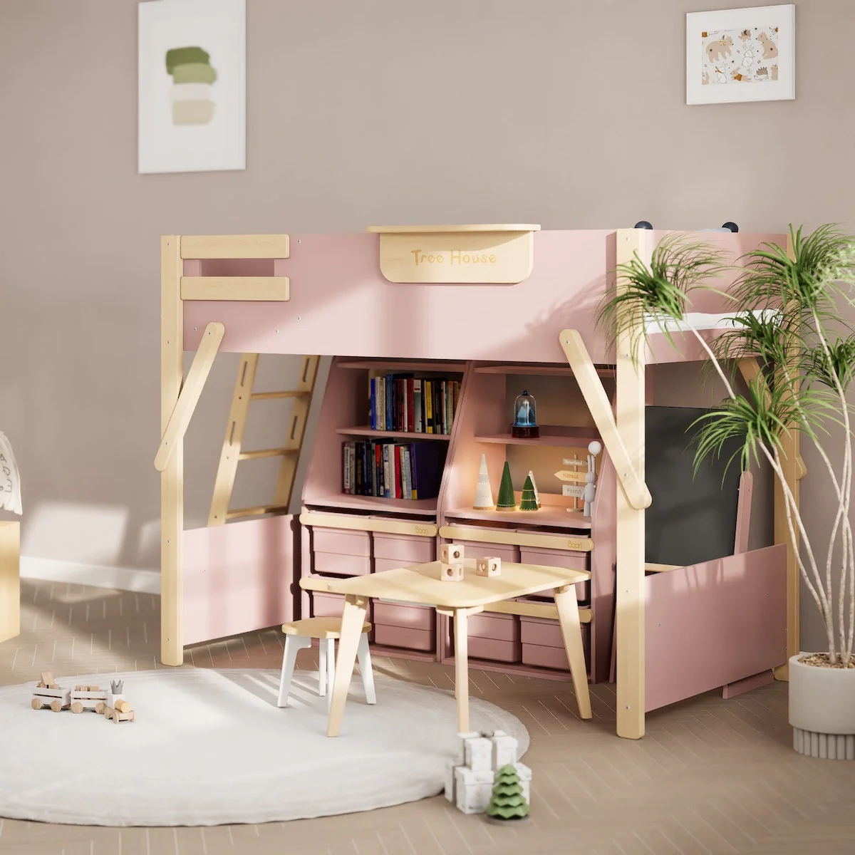 Treehouse King Single Loft + Ladder - Image 6