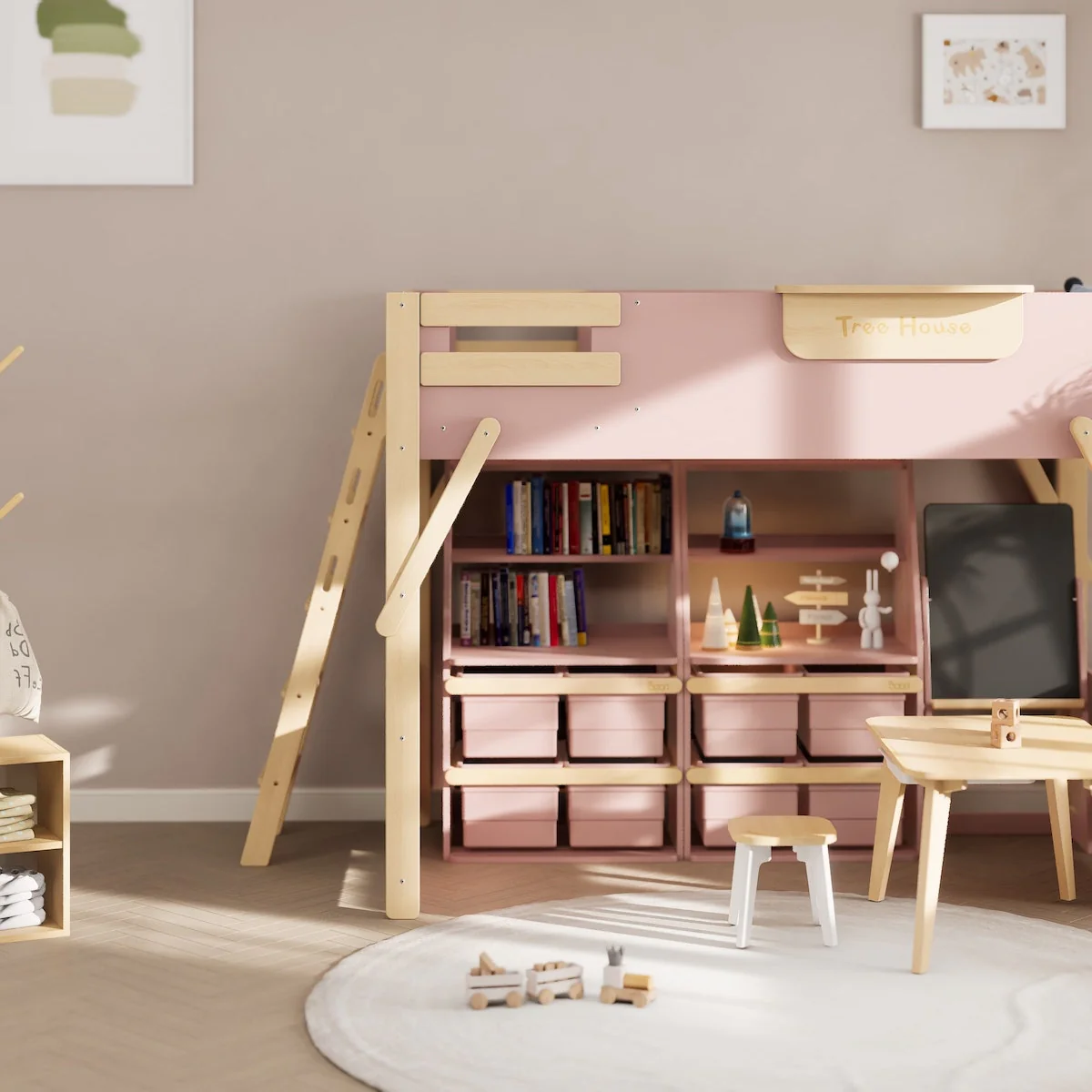 Treehouse King Single Loft + Ladder - Image 8