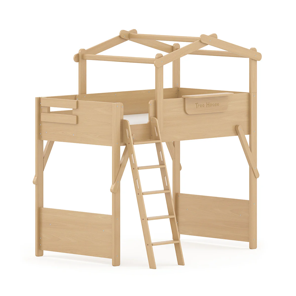 Treehouse King Single Loft + Roof Frame and Ladder - Image 7