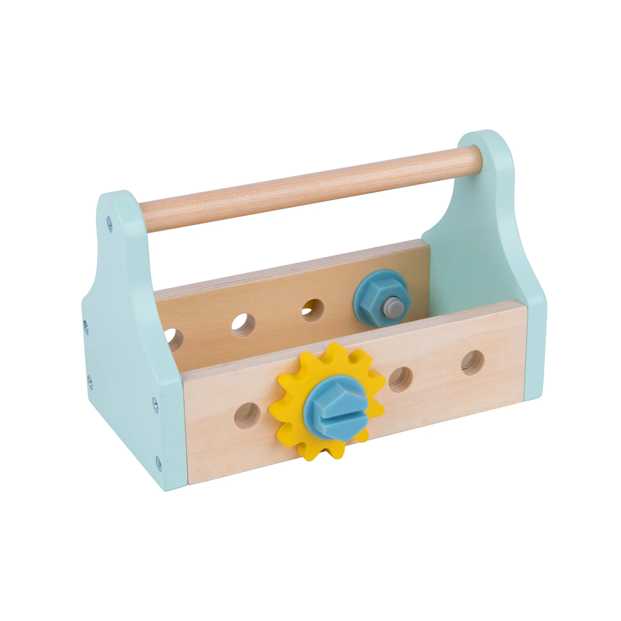 Tooky Toy Wooden Tool Box Set | Builder Playset for Kids - Image 6